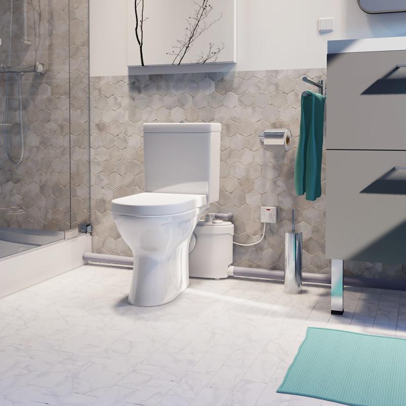 Sanitarni drobilica SFA SANISLIM za kompletne kupaonice s referencom SANISLIM marke SFA SANITRIT