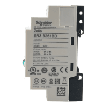 Programabilni modularni rele Zelio Logic 26 ulaza/izlaza s referencom SR3B261BD marke SCHNEIDER ELECTRIC
