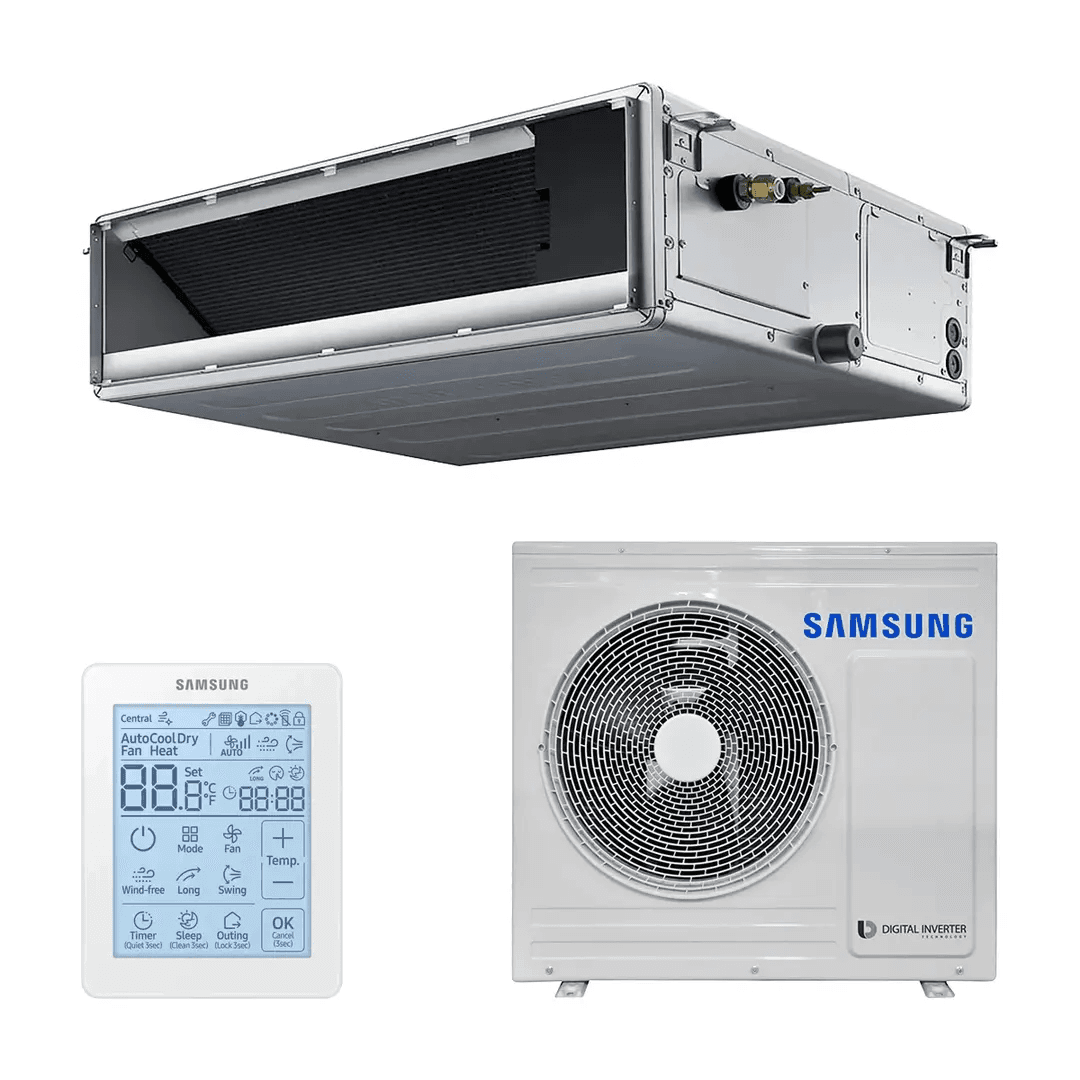 Kanalni klima uređaj Samsung Deluxe 6,8 kW 23000 BTU s referencom F-AC071RXN marke SAMSUNG