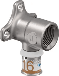 Koljeno za pričvršćivanje M 16-Rp1/2"FT Uponor S-Press PLUS s referencom 1070639 marke UPONOR