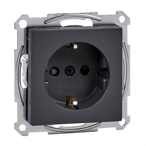 Schuko utičnica kompletna s mehanizmom antracit Elegance s referencom MTN2300-0414 marke SCHNEIDER ELECTRIC