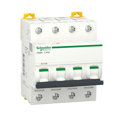 Magnetotermički prekidač IK60N 4P 63A Krivulja C 6kA s referencom A9K24463 marke SCHNEIDER ELECTRIC
