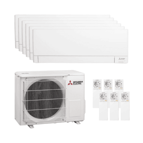 Klima uređaj 6u1 s WiFi Mitsubishi MSZ-AY 2,5 kW (4) + 3,5 kW (2) s referencom MXZMSZAY-252525253535-122 marke MITSUBISHI