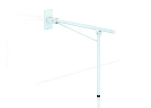 Preklopna potporna šipka s nogom 800mm inox satinirana s referencom GW11 60 04 01 marke GENWEC