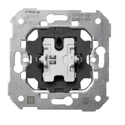 Jednopolni prekidač sa sustavom za brzo spajanje Simon 75 s referencom 75101-39 marke SIMON